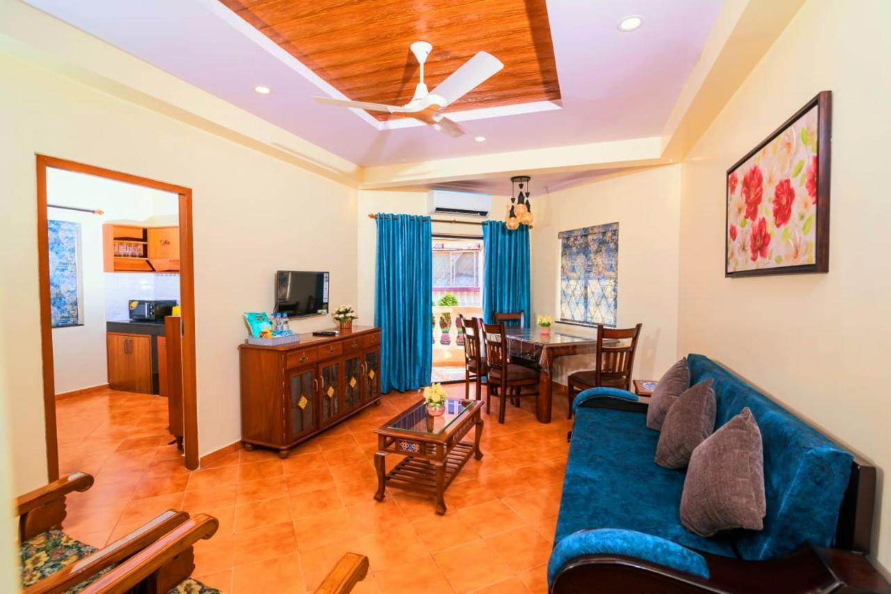 'Golden Sea Shell' 1 Bhk Beach Apartment Benaulim Bagian luar foto